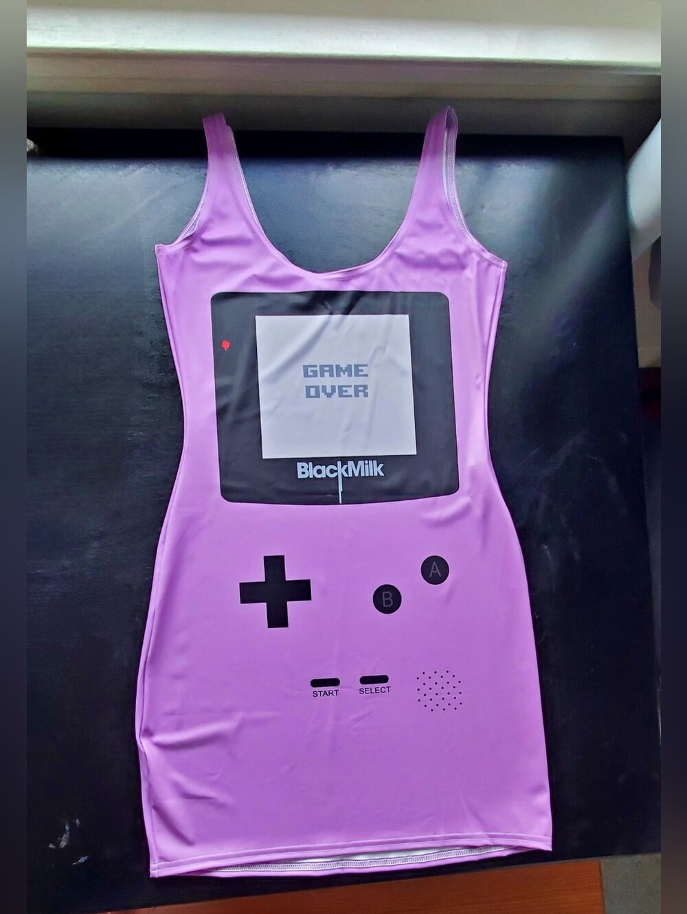 Blackmilk Clothing Game Over Purple Bodycon Dress